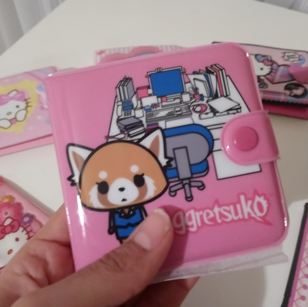 Sanrio Wallet Aggretsuko Hello Kitty Friends